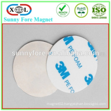 round 3M adhesive PE foam n42 neodymium magnet